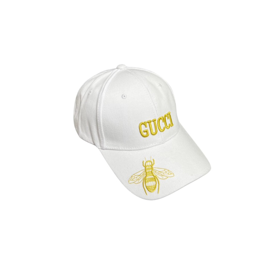 Gucci Bee Cap White