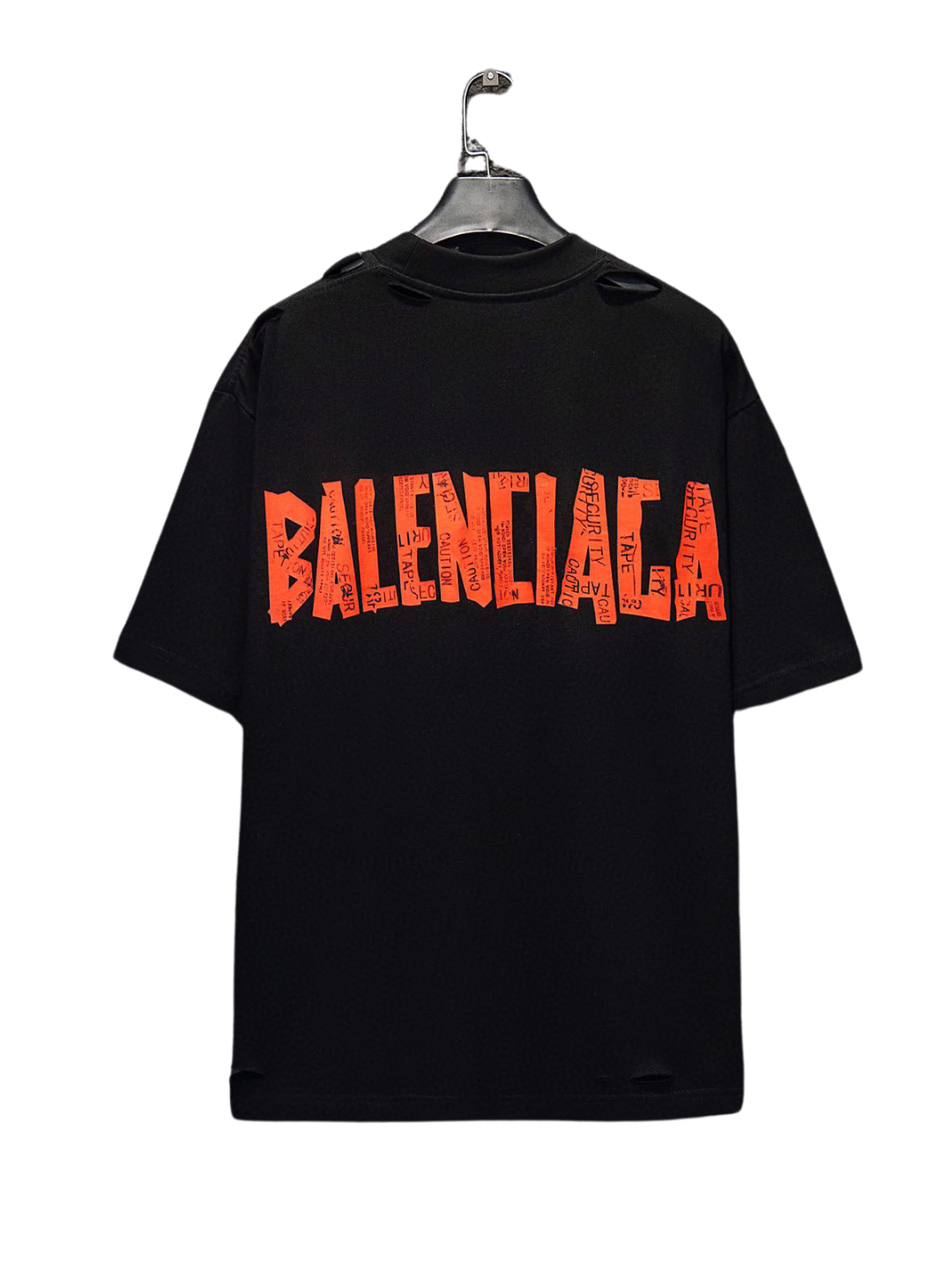 Balenciaga T-Shirt Schwarz Rot
