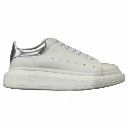 Alexander McQueen Sneaker Silver Leather