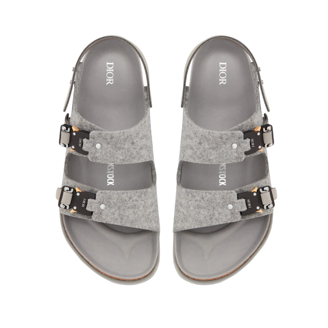 Dior x Birkenstock Milano Sandal Gray