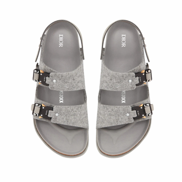 Dior x Birkenstock Milano Sandal Gray