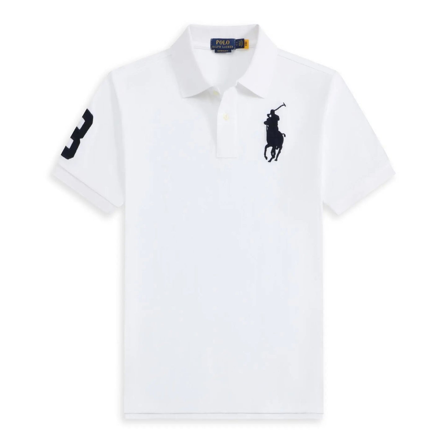 Ralph Lauren Big Pony Polo White Black