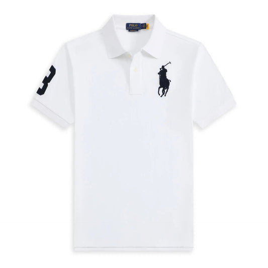 Ralph Lauren Big Pony Polo White Black