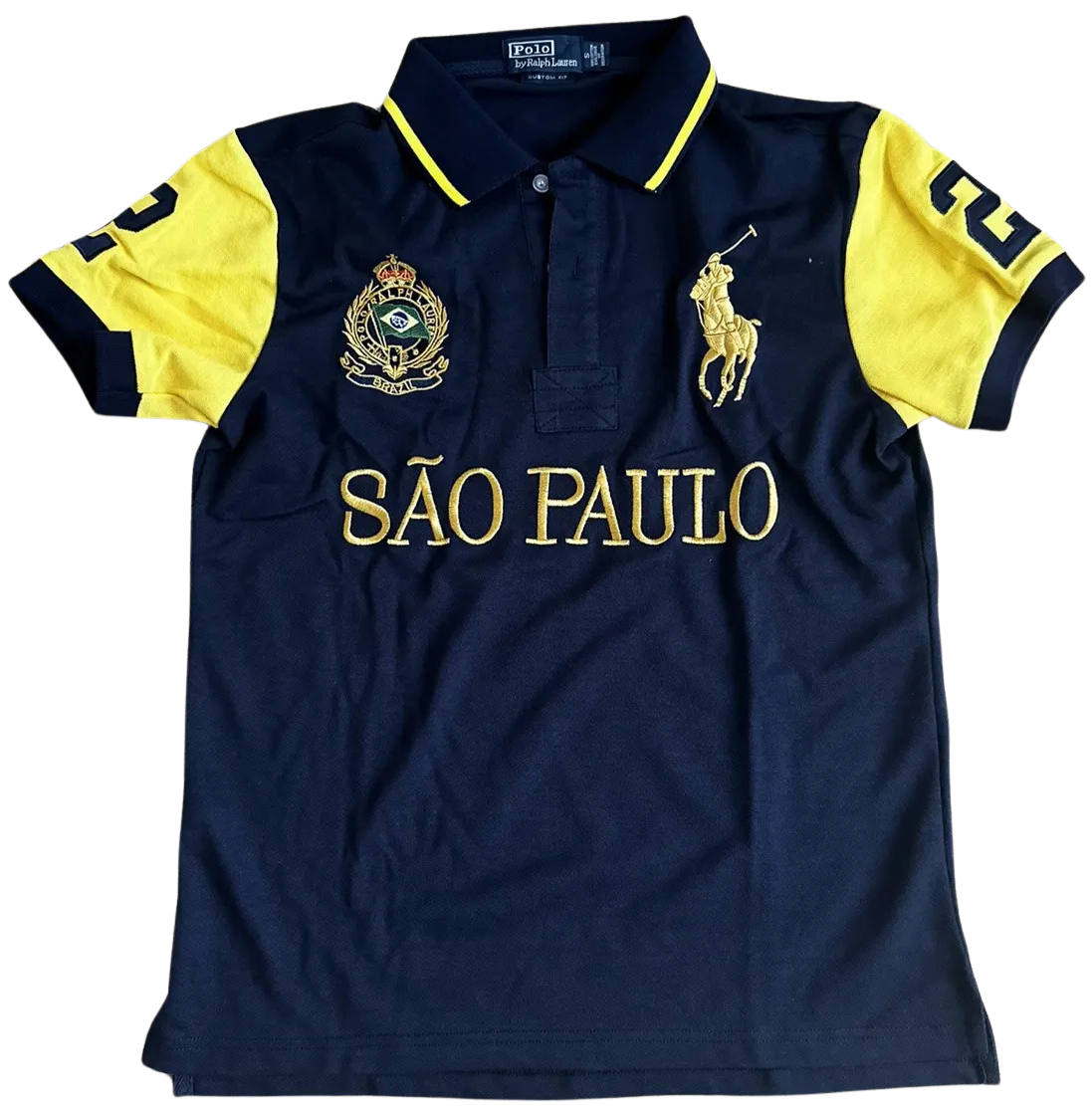 Ralph Lauren Polo Chief Keef Sao Paulo Blue Yellow
