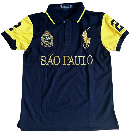 Ralph Lauren Polo Chief Keef Sao Paulo Blue Yellow