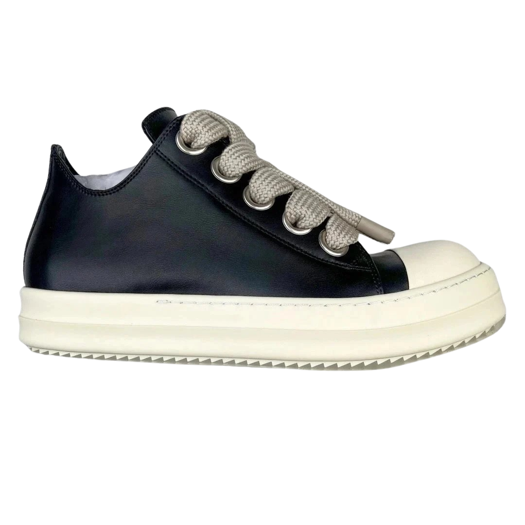 Rick Owens Porterville Jumbolaced Low Black