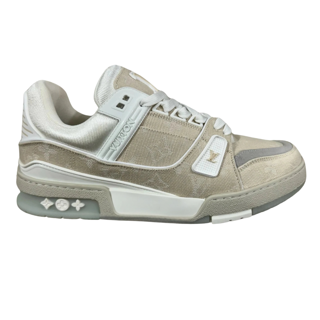 Louis Vuitton LV Trainer White Denim