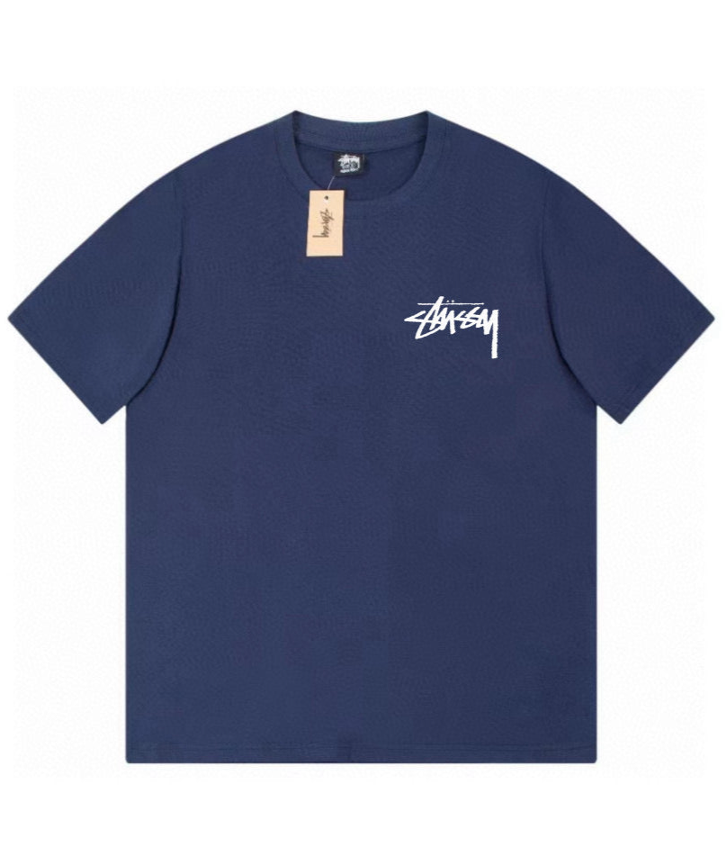 Stussy T-Shirt Navy White