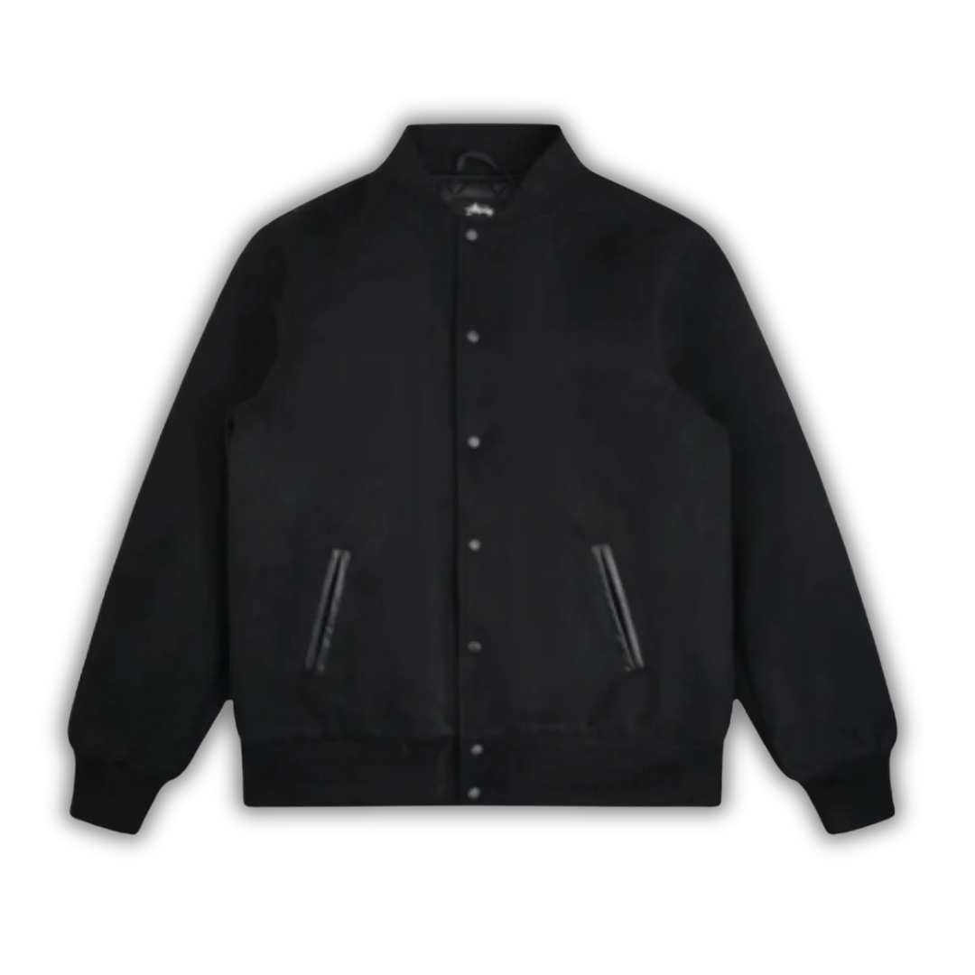 Stussy Sport Melton Jacket Black