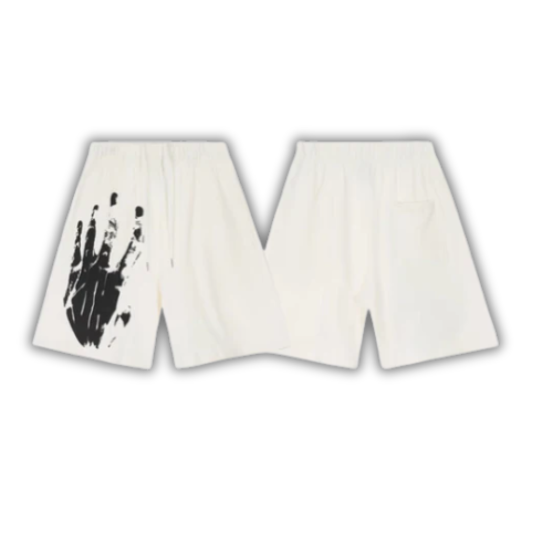 Revenge Shorts Cream White
