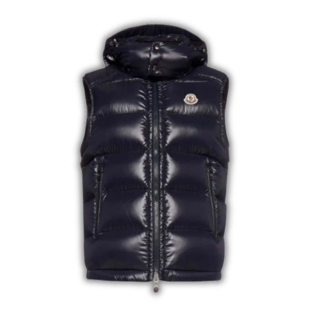 Moncler Bormes Vest Dark Blue Shiny