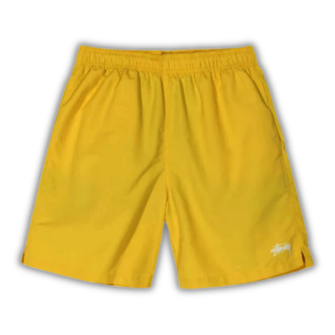 Stussy Shorts Navy Yellow