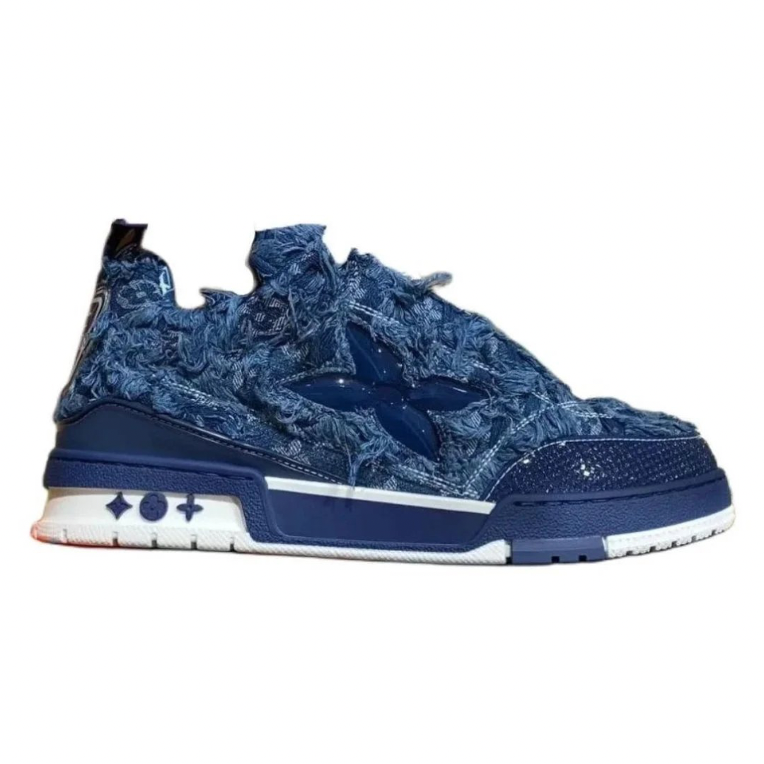 Louis Vuitton LV Skate Sneaker Denim Swarovski Monogramm