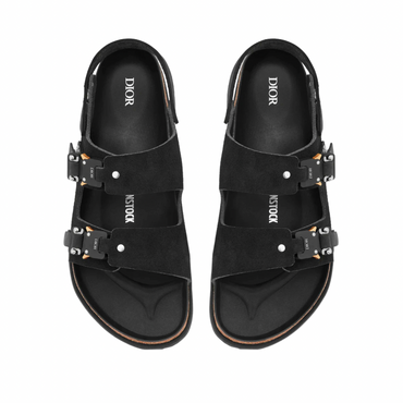 Dior x Birkenstock Milano Sandal Black