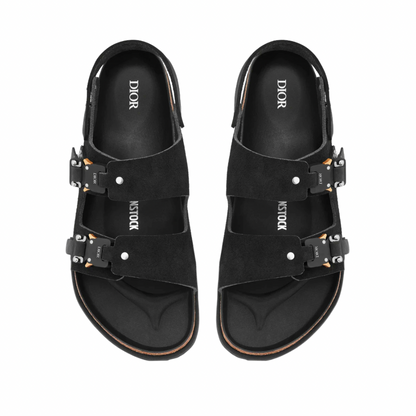 Dior x Birkenstock Milano Sandal Black
