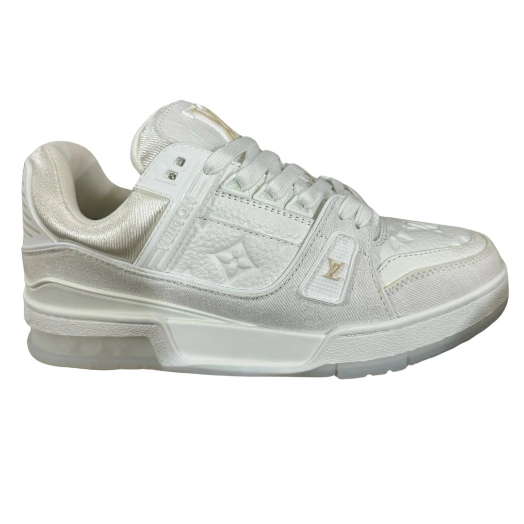 Louis Vuitton LV Trainer Denim White