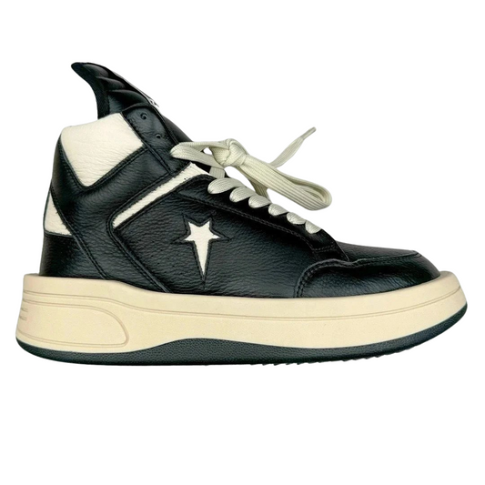 Converse TURBOWPN Mid Rick Owens DRKSHDW Black Cloud Cream