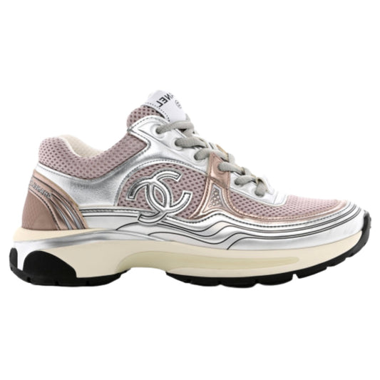 Chanel CC Runner Pink Silver