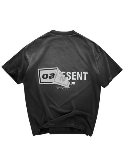 Represent T-Shirt Washed Grey